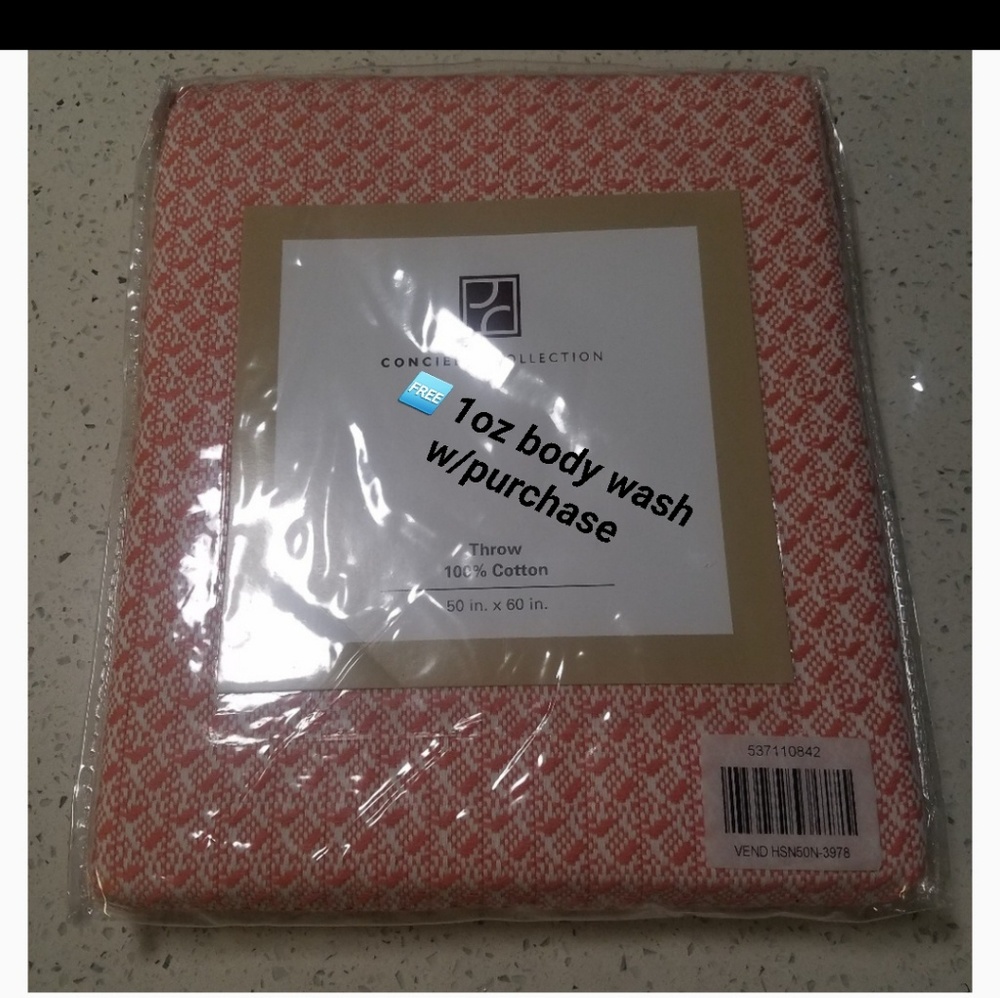 **💜💛*🆕️ WOT** 💯% Cotton Throw **💜💛**